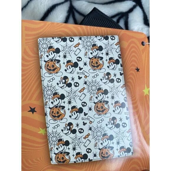 Disney Halloween Mickey Minnie Mouse Pumpkin Throw Blanket 50"x70" Spider Skull - Picture 4 of 13